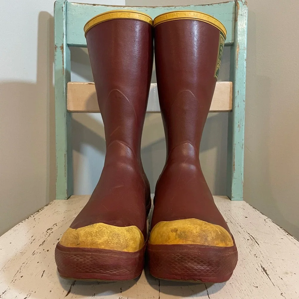 Ranger Honeywell Mens Steel Toe Electrical‎ Hazard Rubber Work Boots Sz 10 USA